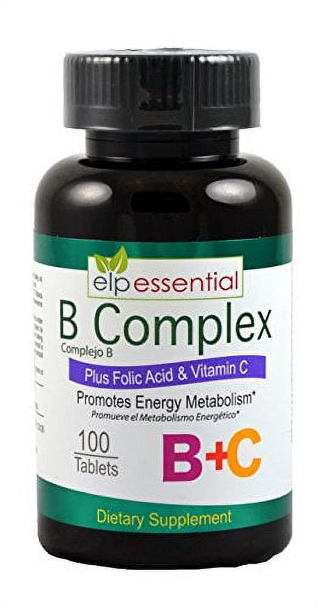 B COMPLEX VITAMIN TABLETS 100'S COMPLEJO B