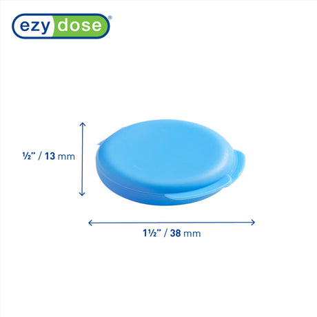 Ezy Dose® Pill Container with Snap-Shut Lid, 2 Ct, Multi Color