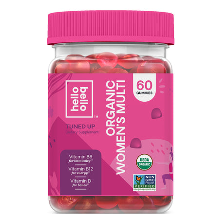 Hello Bello Organic Women'S Multi Vitamin Gummy, 60Ct
