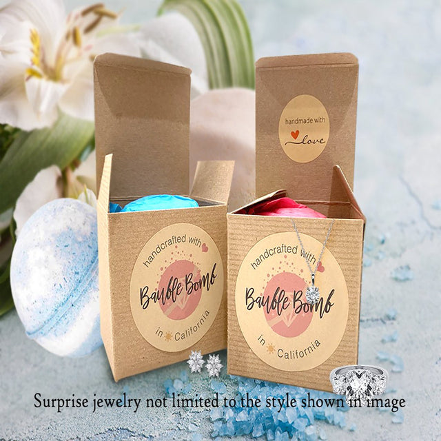 Ivy & Bauble Handmade Clean Fresh Scent Jewelry Bath Bombs with Surprise Ring |Made in USA |No Paraben No Preservatives No Phosphate| Aroma Therapeutic Moisturizer for Bubble & Spa Bath| 8Oz-Size 5
