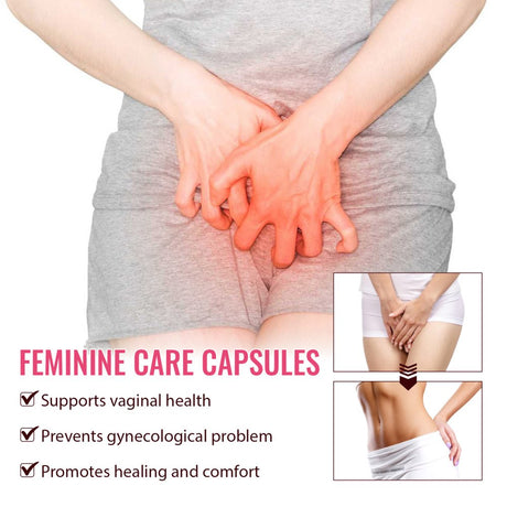 10Pcs Feminine Care Capsules Supports Vaginal Health Capsules for Healthy Firm Girly Pink Vagina