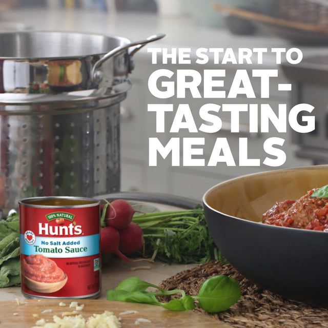 Hunt'S No Salt Added Tomato Sauce 8 Oz Can