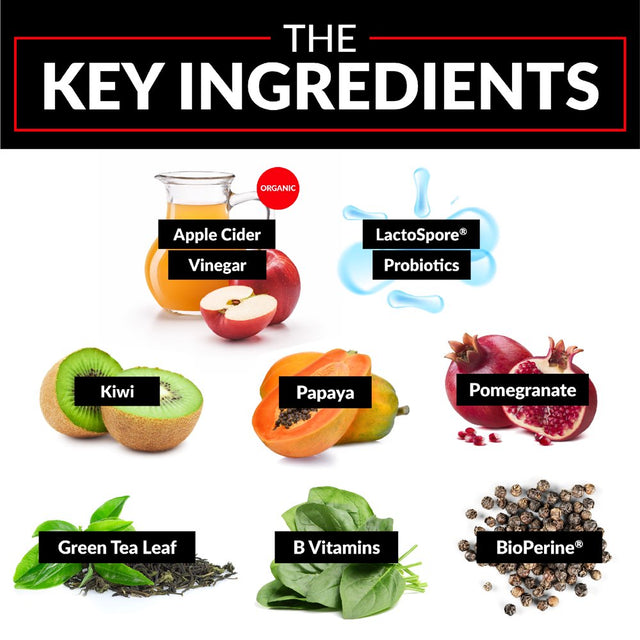 Force Factor Probioslim Apple Cider Vinegar Gummies, ACV Supplement for Weight Loss, 120 Gummies