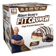FITCRUNCH Snack Size Protein Bars, Designed by Robert Irvine, World’S Only 6-Layer Baked Bar, 3G of Sugar & Soft Cake Core (18 Bars, Milk and Cookies)