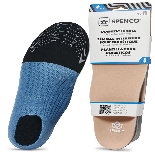 Spenco Diabetic Insole Trim to Fit, Men'S Size 7-13