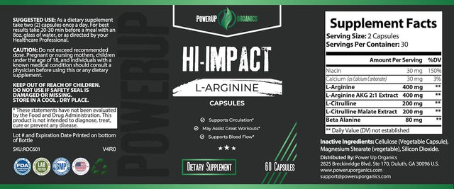 Hi-Impact L-Arginine