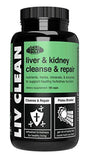 Gains in Bulk, Liv Clean, Liver and Kidney Cleanse, Athlete Health Supplement, 60 Vegetarian Capsules