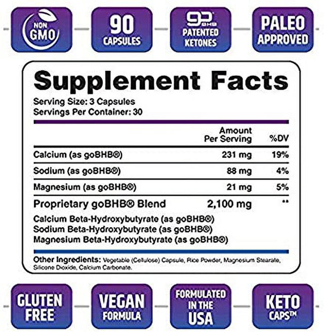 Keto Pills - 3X Dose (2100Mg | 90 Capsules) Advanced Keto Burn Diet Pills - Best Exogenous Ketones BHB Supplement - Max Strength Formula