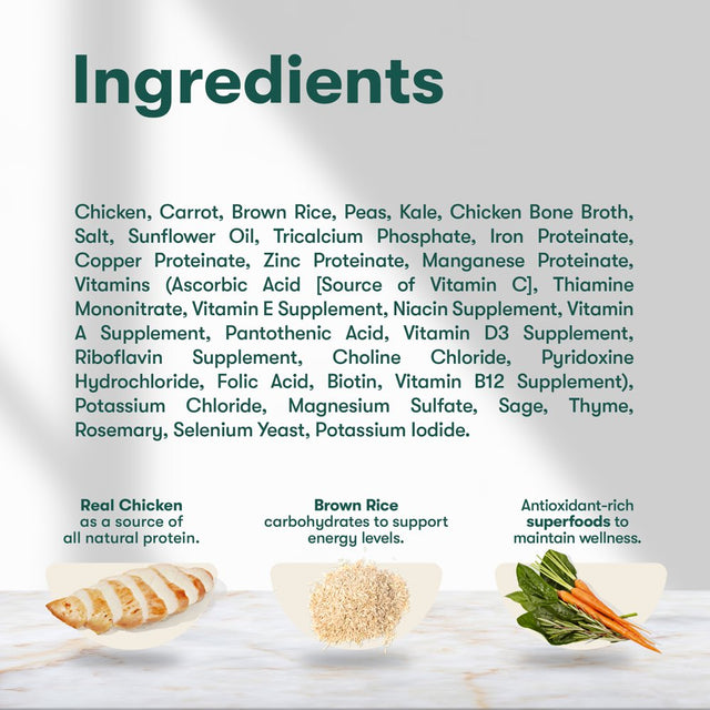 Jinx Homemades Chicken Recipe Wet Natural Dog Food, Whole Grain, 9 Oz. Pouch