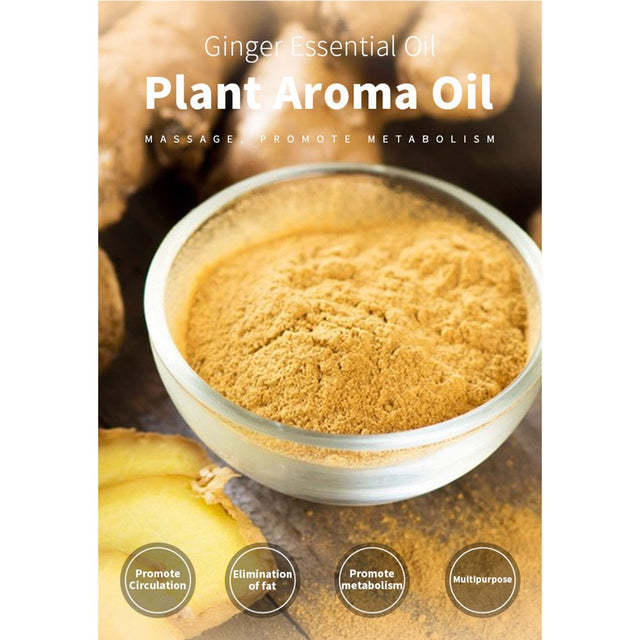 JT Beauty Store Slimming Ginger Oil Belly Ginger Oil Ginger Oil Belly Button Slimming Stomach Massage Oil -Cellulite Massage Oil Ginger Massage Oil,Essential Oil Clearance,Yellow