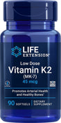 Life Extension Low-Dose Vitamin K2 -- 45 Mcg - 90 Softgels
