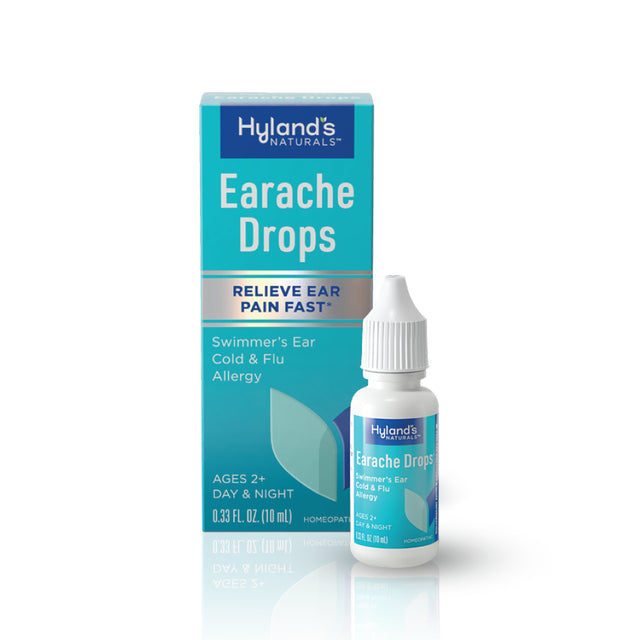 Hyland'S Earache Drops, Natural Relief of Earaches, Swimmers Ear and Allergies, 0.33 Oz