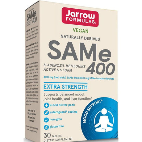 Jarrow Formulas Same 400, Extra Strength, 400 Mg, 30 Tablets