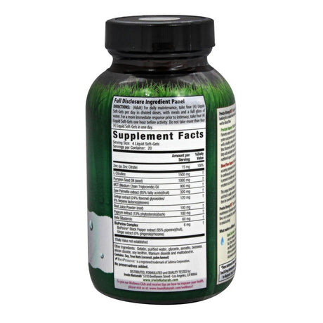 Irwin Naturals Prosta-Strong RED Softgels 80 Ea (Pack of 4)