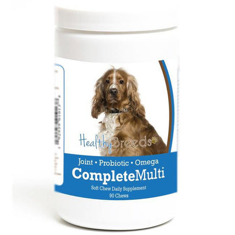 Healthy Breeds 192959010138 English Cocker Spaniel All in One Multivitamin Soft Chew - 90 Count