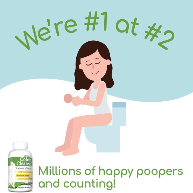 Health plus Super Colon Cleanse Original Formula, 300 Capsules, 75 Servings