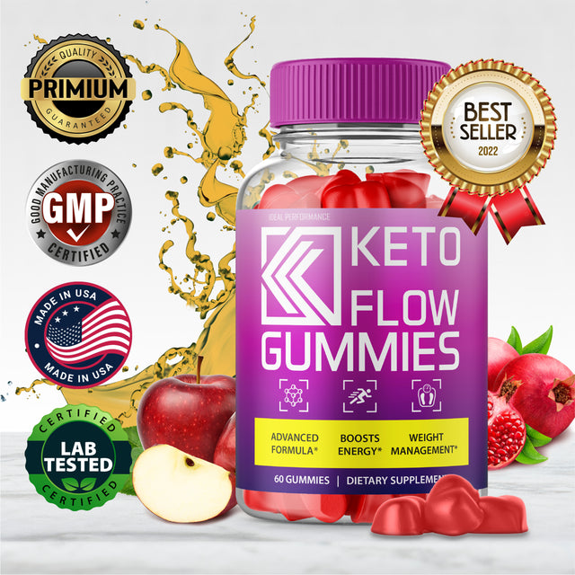 Keto Flow Gummies Keto Flow Gummy Bears for Weight Loss (2 Pack)