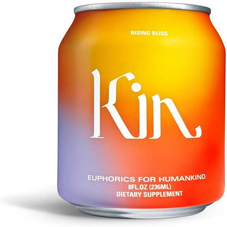 Kin Euphorics, Kin Spritz, Botanic, Adaptogenic, Nootropic, Dietary Supplement, Drink, (8Oz / 236Ml Each), 8 Pack Pack of 6