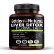 Golden Naturals Liver Detox Formula with TUDCA and NAC for Intestinal Support and Healthy Bile Production