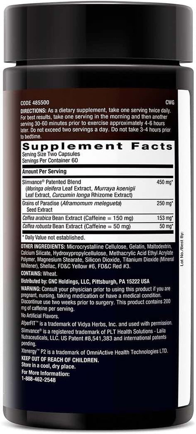 Slimvance XP Thermogenic Supplements | Supports Weight Loss and Fat Burning Goals | Energy and Mebolism Boost Formula | 120 Capsules