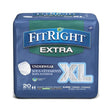 Medline Fitright Extra-Protective Disposable Underwear, XL 20 Count
