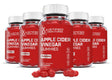 Justified Laboratories (5 Pack) Apple Cider Vinegar Gummies 1000MG ACV with Pomegranate Juice Beet Root B12 300 Gummys