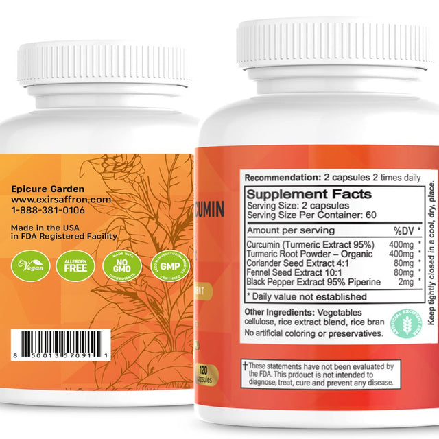 Exir Advance Prostate Health, Bladder Control Relief Supplements, 180 Counts