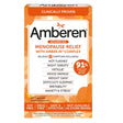 Amberen Multi-Symptom Menopause Relief Supplements for Women, Hot Flash & Night Sweats Relief, 60 Count