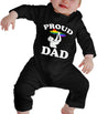 Proud Dad LGBT Pride Baby Long Sleeve Bodysuit Cotton Romper