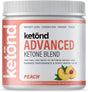 Ketond Exogenous Ketones Advanced Blend Drink Ketones for Rapid Weight Loss - Best Fuel for Energy, Mental Performance and Weight Loss - Summer Peach (15 Servings)