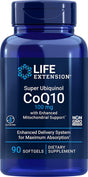 Life Extension COQ10 Super Ubiquinol 100Mg with Enhanced Mitochondrial Support, 90 Softgels