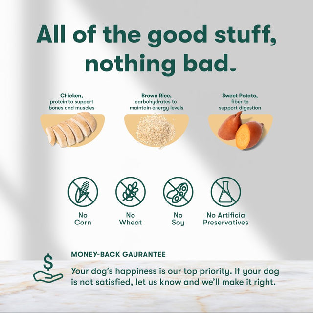 Jinx Jr. Puppy Chicken, Brown Rice & Sweet Potato Dry Dog Food, 4 Lb. Bag