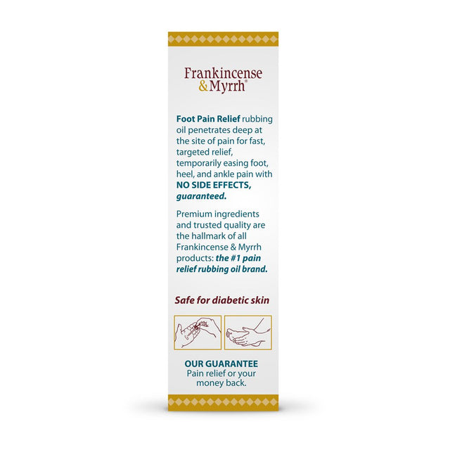 Frankincense & Myrrh Foot Pain Relief - Neuropathy Rubbing Oil, 2Fl Oz