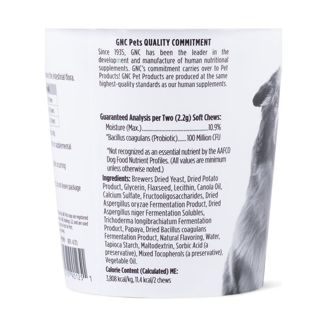 GNC Pets Essentials Digestion Soft Chews, All Dog, 60 Ct