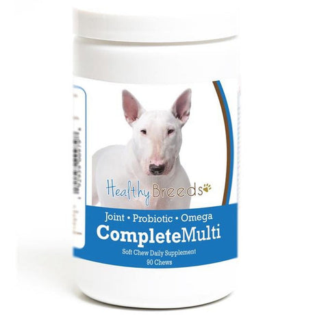 Healthy Breeds 192959009798 Bull Terrier All in One Multivitamin Soft Chew - 90 Count