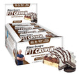 FITCRUNCH Full Size Protein Bars, Designed by Robert Irvine, 6-Layer Baked Bar, 8G of Sugar, Gluten Free & Soft Cake Core (12 Bars, Milk and Cookies)