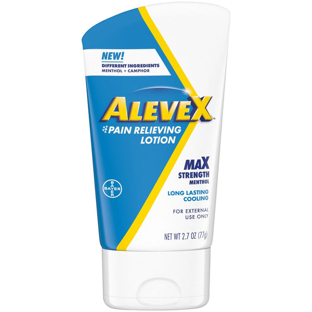 Alevex Pain Relieving Lotion, Pain Reliever, 2.7Oz