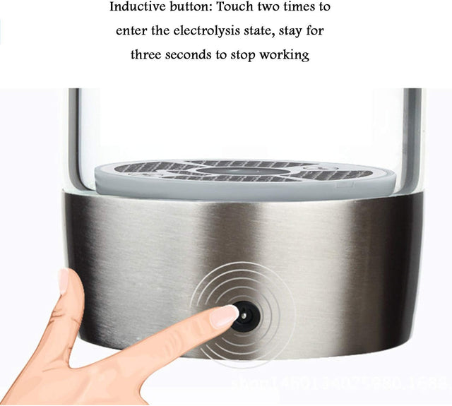 High Concentration Hydrogen-Rich Water Cup SPE Ion Membrane Alkaline Water Purifier Micro-Electrolysis Water Glass 500Ml