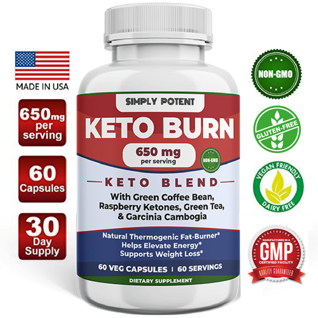 Keto Diet Pills, Weight Loss Keto Pills W/Raspberry Ketone, Garcinia Combogia, Green Tea & Coffee Supplement to Burn Fat & Lose Wt, Enhance Energy & Focus, Buy Risk Free 30 Day Full Refund Guaranteed