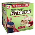 FITCRUNCH Snack Size Protein Bars, Designed by Robert Irvine, World’S Only 6-Layer Baked Bar, 3G of Sugar & Soft Cake Core (18 Bars, Apple Pie)