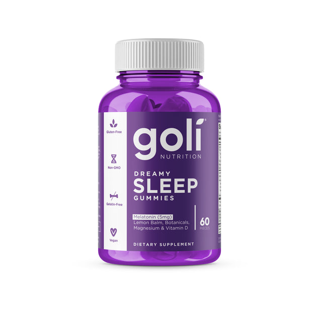 Goli Nutrition Dreamy Sleep Gummies, Lemon Balm and Botanicals, 60 Count