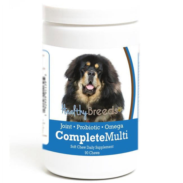 Healthy Breeds 192959011395 Tibetan Mastiff All in One Multivitamin Soft Chew - 90 Count