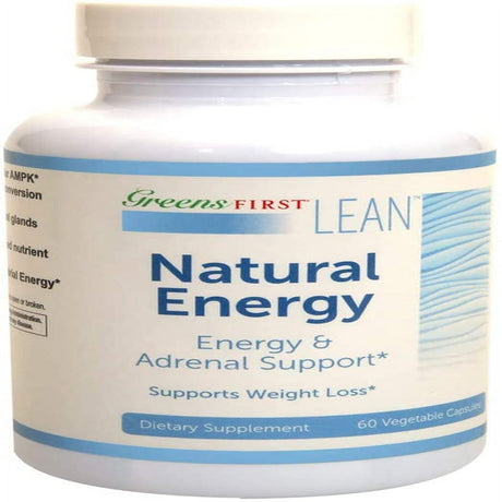 Greens First LEAN™ Natural Energy Dietary Supplement –Energy and Adrenal Support Supplement – Dietary Supplements For