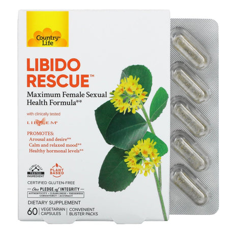 Libido Rescue, 60 Vegetarian Capsules, Country Life