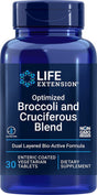 Life Extension Optimized Broccoli and Cruciferous Blend -- 30 Enteric-Coated Vegetarian Tablets