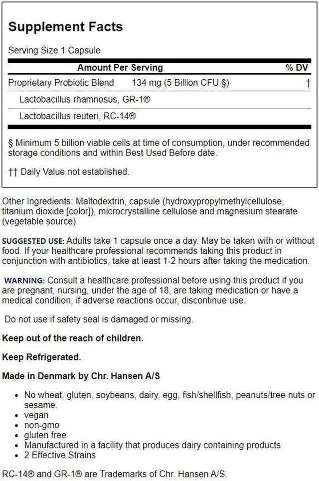 Jarrow Formulas, Inc. Vegan Fem-Dophilus 5 Billion Cfu 60 Veg Caps