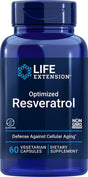 Life Extension Optimized Resveratrol -- 60 Vegetarian Capsules