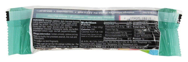 KIND Dark Chocolate Almond Mint, 1.4 Oz