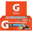Gatorade Recover, Whey Protein Bar Cookie & Cream, Count 12 (2.8-Oz ) - Nutrition Bar with Protein