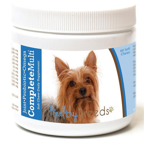 Healthy Breeds 192959009033 Silky Terrier All in One Multivitamin Soft Chew - 60 Count